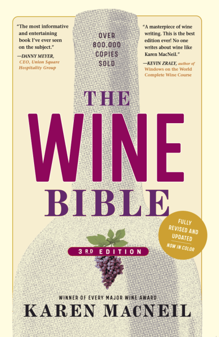 The Wine Bible book cover for supporting the campaign