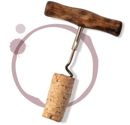 Wine Cork with wine opener